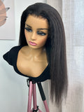 Long Straight Kinky Wigs