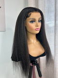 Long Straight Kinky Wigs