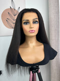 Long Straight Kinky Wigs