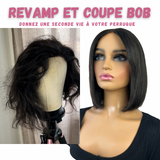 Revamp perrruque et coupe BOB cheveux droit