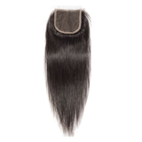 Closure cheveux indienne brute droit